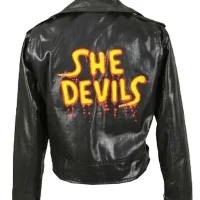Happy Days She Devils Leather Faux Biker Jacket