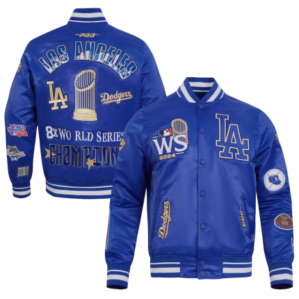 LA Dodgers Champions Full Snap Bomber Jacket