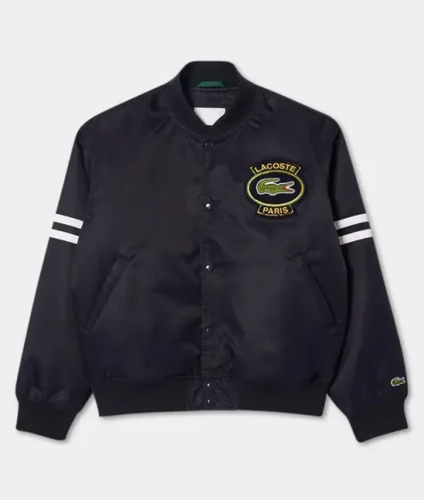 Lacoste Paris Varsity Jacket Black