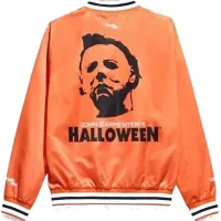 Michael Myers Halloween Retro Orange Bomber Jacket for Sale