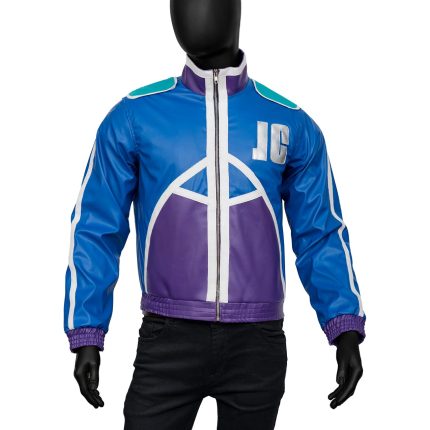 Mortal Kombat 11 Johnny Cage Costume Blue Bomber Jacket