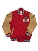 Original Ohio State Red Lettermen Varsity Jacket For Sale