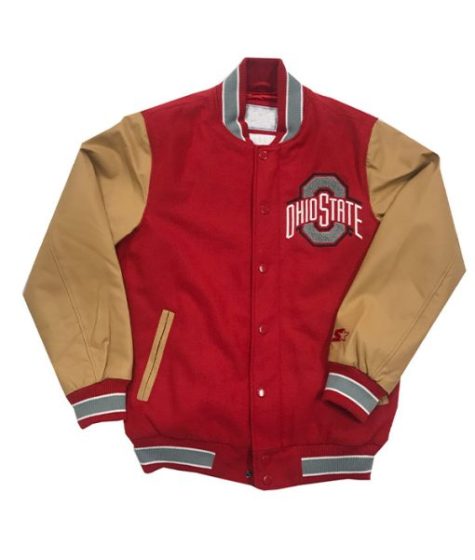 Original Ohio State Red Lettermen Varsity Jacket For Sale
