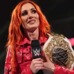 Becky Lynch WWE Raw Red Cropped Leather Jacket