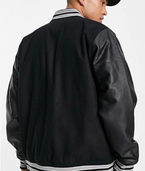 New York Yankees MLB Varsity Jacket Black