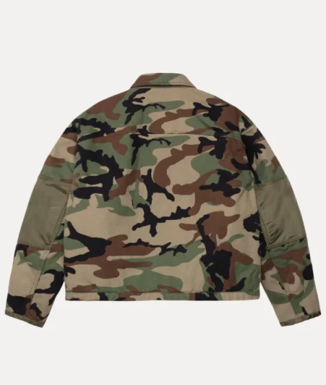 Buy Stussy Camo Utility Work Jacket Woodland