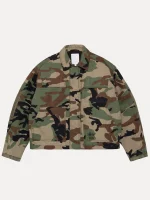 Buy Stussy Camo Utility Work Jacket Woodland For Sale 