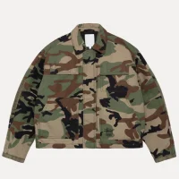 Buy Stussy Camo Utility Work Jacket Woodland For Sale 