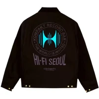 Carhartt WIP Kompakt Record Bar Black Jacket