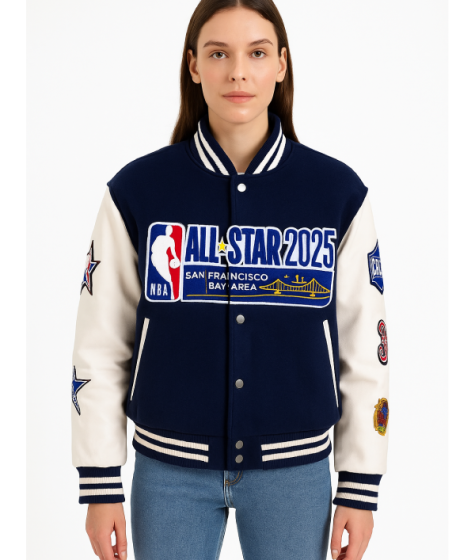 Golden State Warriors 2025 NBA All Star Varsity Jacket