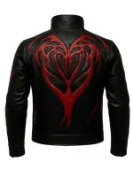 James Heller Black Biker Prototype Genuine Leather Jacket For Sale
