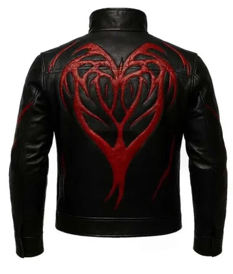James Heller Black Biker Prototype Genuine Leather Jacket For Sale