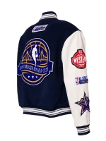 NBA All Star 2025 GSW Wool Varsity Jacket