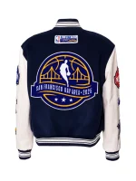 NBA All Star 2025 GSW Wool Varsity Jacket for sale
