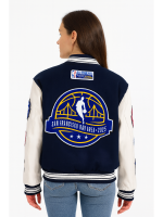 NBA All Star 2025 GSW Wool blue Varsity Jacket