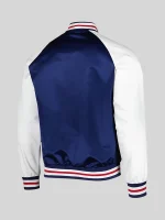 New York Rangers Primetime Raglan Satin Full Snap Jacket Buy Now