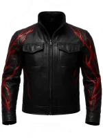 Prototype James Heller Black Leather Jacket