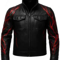 Prototype James Heller Black Leather Jacket