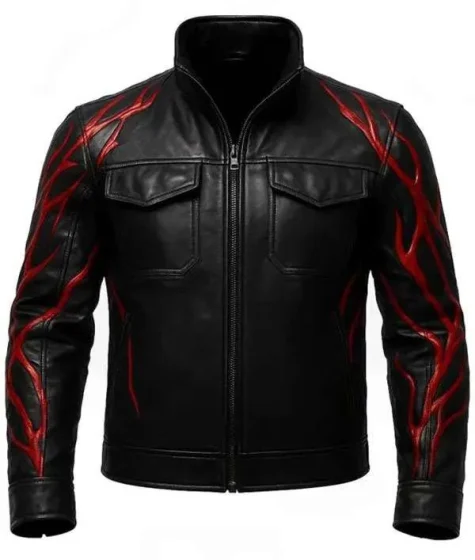 Prototype James Heller Black Leather Jacket