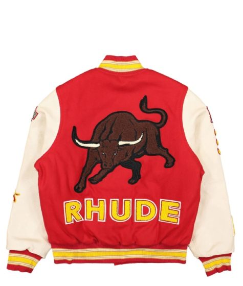 Rhude Bull Market Varsity Jacket