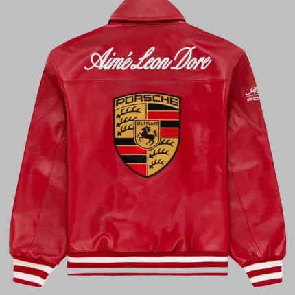 Aime Leon Dor Turbo Leather Jacket