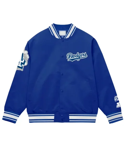 Buy Now LA Dodgers X Artist Mister Cartoon Starter Jacket For Sale