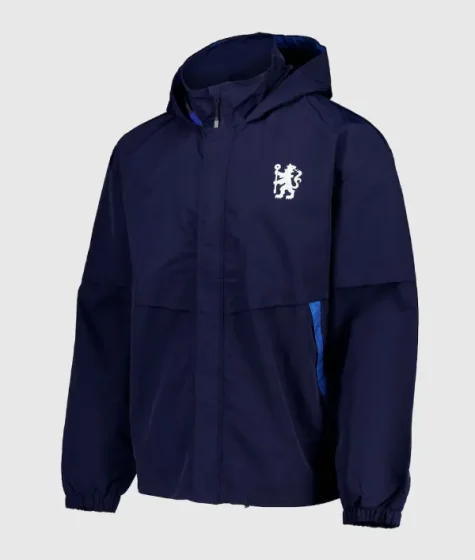Chelsea FC Navy Windbreaker Jacket