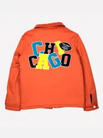 Chicago Bears Lyrical Lemonade x Orange Varsity Jacket