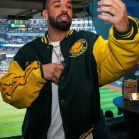 Drake Don Bosco Eagles Green amd yellow Varsity Jacket