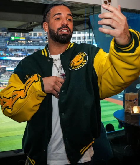 Drake Don Bosco Eagles Green amd yellow Varsity Jacket