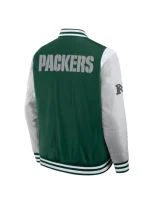 Green Bay Packers Elements Elite Full-Snap Varsity Jacket