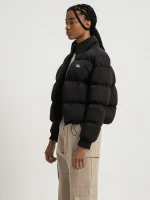 Stussy Graffiti Puffer Jacket in black