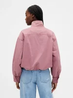 Twill Bubble Jacket Gap Pink