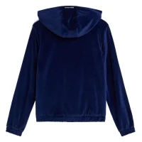 Adidas x Wales Bonner Velour Track Jacket in Collegiate Navy