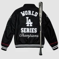 Joshua Vides x Fanatics 2025 World Series Champions Full-Snap Varsity Jacket