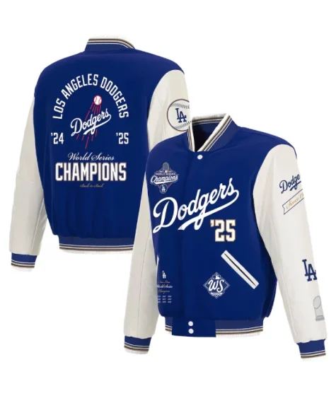 Los Angeles Dodgers 2025 World Series Champions Varsity Jacket