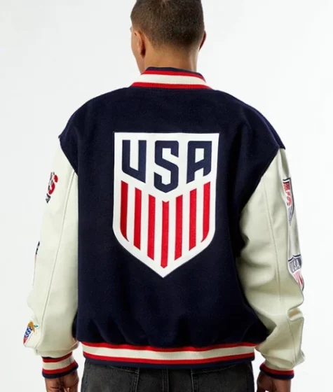 Pacsun USA Soccer x Jeff Hamilton Varsity Jacket
