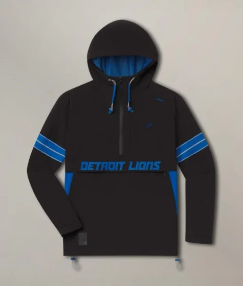 UNRL x Detroit Lions LTD. DWR Track Hooded Jacket