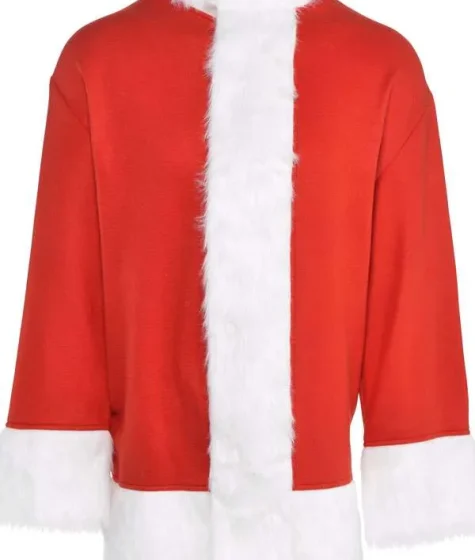 Unisex Red Santa Costume Jacket