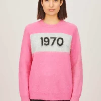 Bella Freud 1970 Pink Mohair Jumper