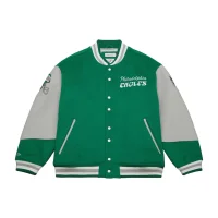 Philadelphia Eagles Mitchell & Ness Kelly Green Varsity Jacket